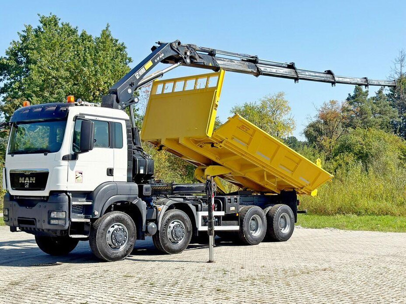 MAN TGS 32.510 * HIAB 288 EP - 5HIDUO/ FUNK * 8x8 - Kipper, Autokran: das Bild 3 MAN TGS 32.510 * HIAB 288 EP - 5HIDUO/ FUNK * 8x8 - Kipper, Autokran: das Bild 3