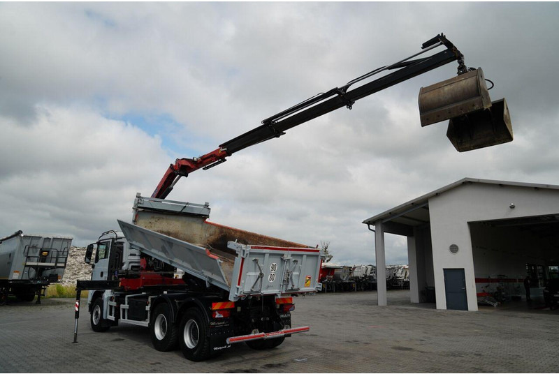 MAN TGS 33.360 / WYWROTKA + HDS - Kipper, Autokran: das Bild 4 MAN TGS 33.360 / WYWROTKA + HDS - Kipper, Autokran: das Bild 4