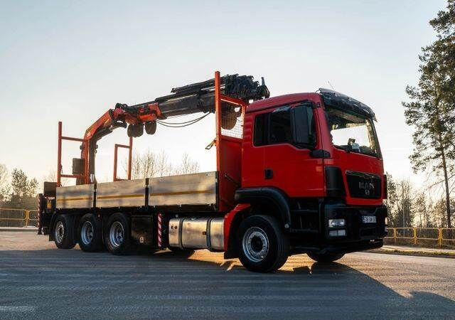 MAN TGS 35.400 - Pritsche LKW, Autokran: das Bild 4 MAN TGS 35.400 - Pritsche LKW, Autokran: das Bild 4