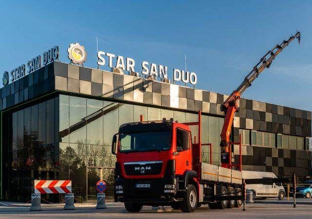 MAN TGS 35.400 - Pritsche LKW, Autokran: das Bild 3 MAN TGS 35.400 - Pritsche LKW, Autokran: das Bild 3