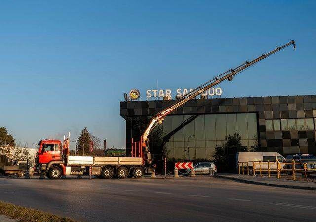 MAN TGS 35.400 - Pritsche LKW, Autokran: das Bild 1 MAN TGS 35.400 - Pritsche LKW, Autokran: das Bild 1