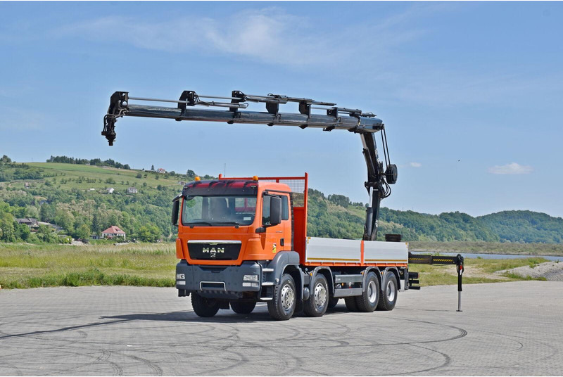 MAN TGS 35.440 - Pritsche LKW, Autokran: das Bild 2 MAN TGS 35.440 - Pritsche LKW, Autokran: das Bild 2