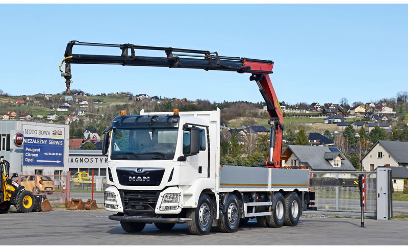 MAN TGS 35.500 - Pritsche LKW, Autokran: das Bild 2 MAN TGS 35.500 - Pritsche LKW, Autokran: das Bild 2