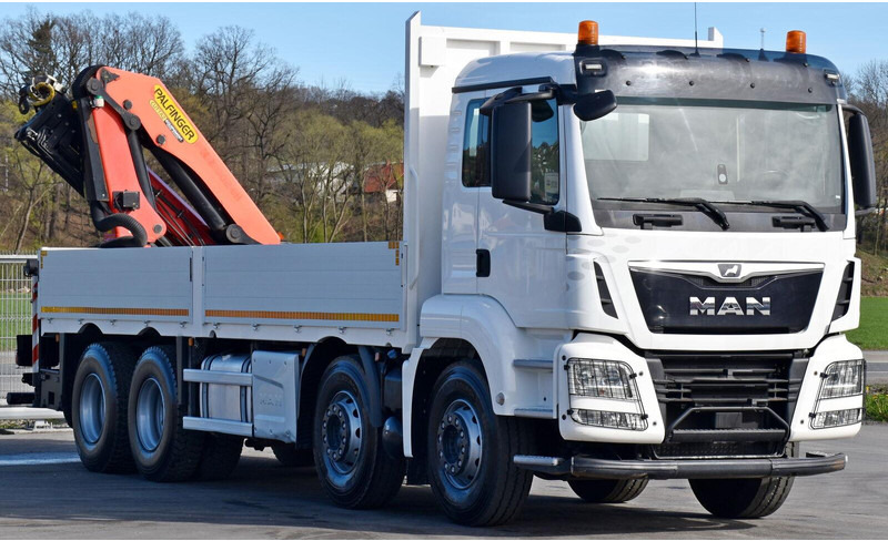 MAN TGS 35.500 - Pritsche LKW, Autokran: das Bild 3 MAN TGS 35.500 - Pritsche LKW, Autokran: das Bild 3