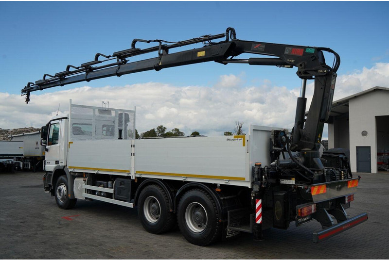 Mercedes-Benz ACTROS 2636 / 6x4 / SKRZYNIOWY 6,5 M + HDS HIAB / MOCNA PODŁOGA - Pritsche LKW, Autokran: das Bild 4 Mercedes-Benz ACTROS 2636 / 6x4 / SKRZYNIOWY 6,5 M + HDS HIAB / MOCNA PODŁOGA - Pritsche LKW, Autokran: das Bild 4