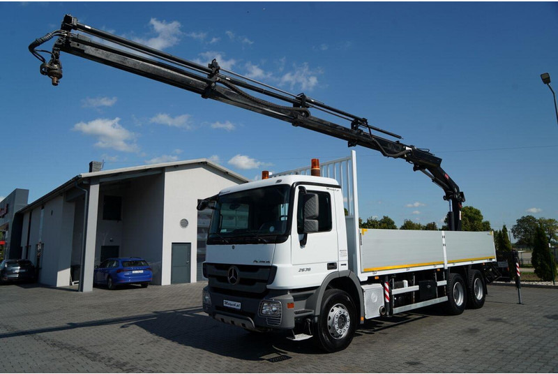 Mercedes-Benz ACTROS 2636 / 6x4 / SKRZYNIOWY 7 M + HDS HIAB - WYSÓW 12,6 M / - Pritsche LKW, Autokran: das Bild 2 Mercedes-Benz ACTROS 2636 / 6x4 / SKRZYNIOWY 7 M + HDS HIAB - WYSÓW 12,6 M / - Pritsche LKW, Autokran: das Bild 2