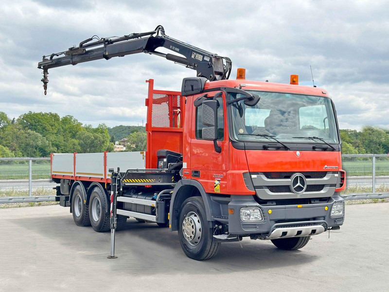 Mercedes-Benz ACTROS 2636 *HIAB 122 BS-2 HIDUO + FUNK/6x4 * TOP - Pritsche LKW, Autokran: das Bild 2 Mercedes-Benz ACTROS 2636 *HIAB 122 BS-2 HIDUO + FUNK/6x4 * TOP - Pritsche LKW, Autokran: das Bild 2