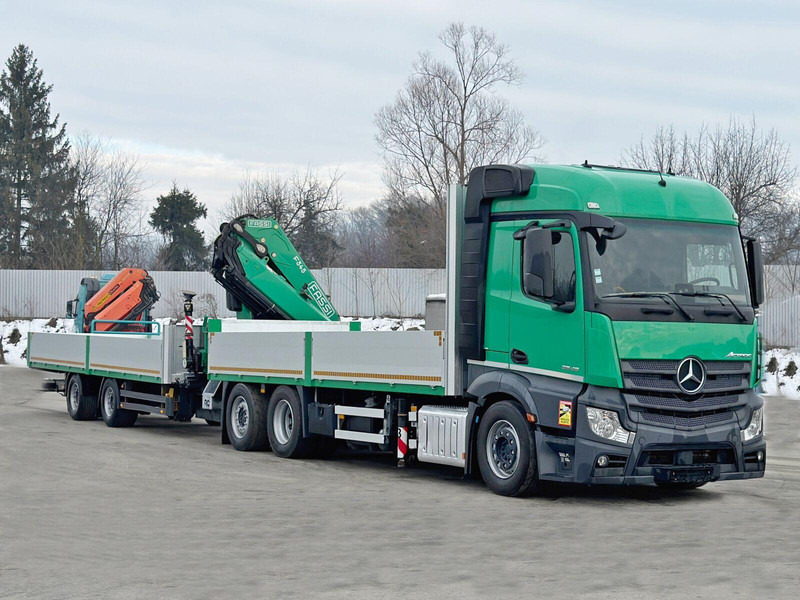 Mercedes-Benz ACTROS 2645 * FASSI F345.24 + FUNK + Anhänger - Pritsche LKW, Autokran: das Bild 3 Mercedes-Benz ACTROS 2645 * FASSI F345.24 + FUNK + Anhänger - Pritsche LKW, Autokran: das Bild 3