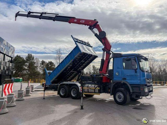 Mercedes-Benz ACTROS 3341 6x6 HMF 4220 K4 CRANE KIPPER - Kipper, Autokran: das Bild 1 Mercedes-Benz ACTROS 3341 6x6 HMF 4220 K4 CRANE KIPPER - Kipper, Autokran: das Bild 1