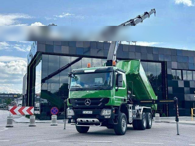 Mercedes-Benz ACTROS 3346 6x6 HIAB 244EP-4 Crane Kipper - Kipper, Autokran: das Bild 1 Mercedes-Benz ACTROS 3346 6x6 HIAB 244EP-4 Crane Kipper - Kipper, Autokran: das Bild 1