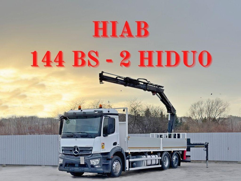 Mercedes-Benz ANTOS 2543* HIAB 144 BS - 2 HIDUO /FUNK - Pritsche LKW: das Bild 1 Mercedes-Benz ANTOS 2543* HIAB 144 BS - 2 HIDUO /FUNK - Pritsche LKW: das Bild 1