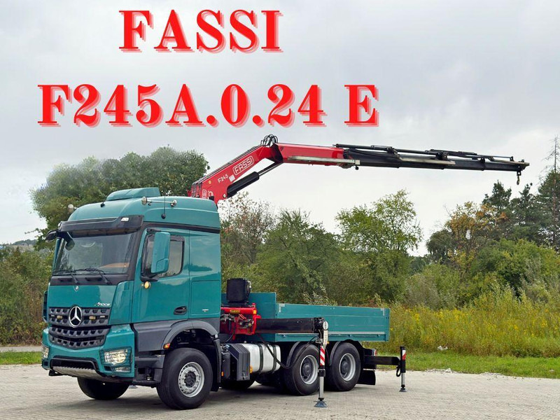 Mercedes-Benz AROCS 2548* FASSI F245A.0.24 E + FUNK / 6x4 *TOP - Pritsche LKW, Autokran: das Bild 1 Mercedes-Benz AROCS 2548* FASSI F245A.0.24 E + FUNK / 6x4 *TOP - Pritsche LKW, Autokran: das Bild 1