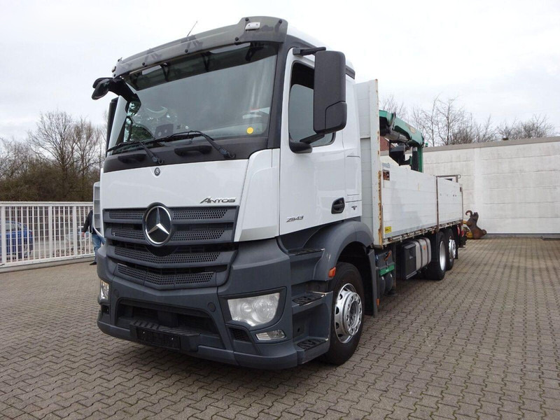 Mercedes-Benz Antos 2543 - Flatbed+crane 6x2 - Pritsche LKW, Autokran: das Bild 1 Mercedes-Benz Antos 2543 - Flatbed+crane 6x2 - Pritsche LKW, Autokran: das Bild 1