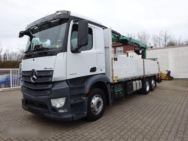 Mercedes-Benz Antos 2543 - Flatbed+crane 6x2 - Pritsche LKW, Autokran: das Bild 2 Mercedes-Benz Antos 2543 - Flatbed+crane 6x2 - Pritsche LKW, Autokran: das Bild 2