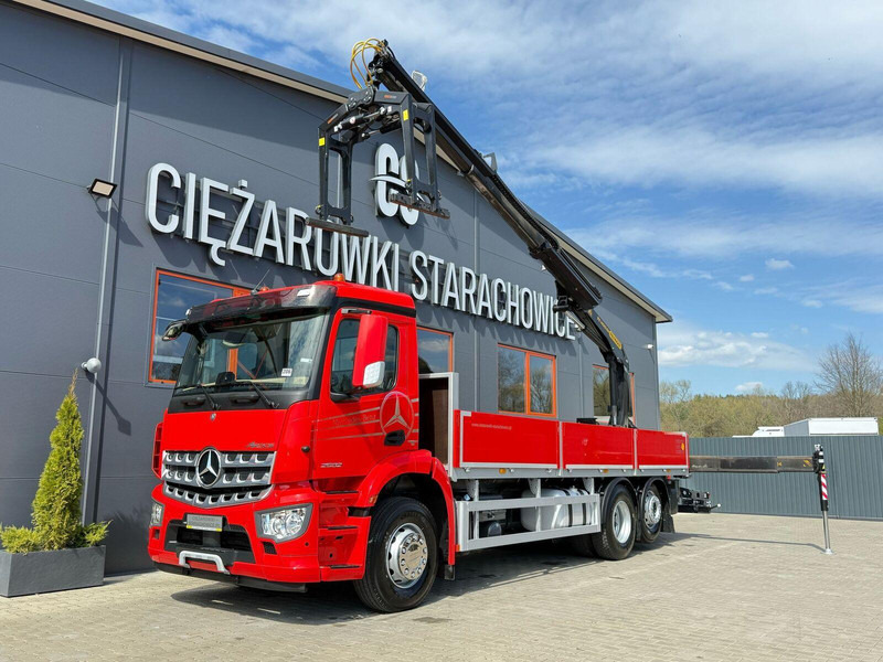 Mercedes-Benz Arocs Actros 2532 / E6 / 6x2 / skrzynia + żuraw Palfinger / budo - Pritsche LKW, Autokran: das Bild 1 Mercedes-Benz Arocs Actros 2532 / E6 / 6x2 / skrzynia + żuraw Palfinger / budo - Pritsche LKW, Autokran: das Bild 1