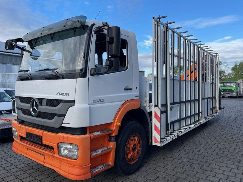 Mercedes-Benz Axor 1833 - Pritsche LKW, Autokran: das Bild 1 Mercedes-Benz Axor 1833 - Pritsche LKW, Autokran: das Bild 1