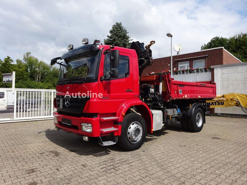Mercedes-Benz Axor 1833 - Tipper+crane - Kipper, Autokran: das Bild 1 Mercedes-Benz Axor 1833 - Tipper+crane - Kipper, Autokran: das Bild 1