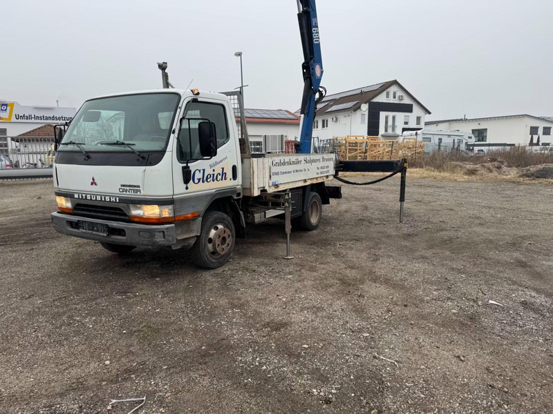 Mitsubishi Canter FE649 - Flatbed truck + crane - Pritsche LKW, Autokran: das Bild 5 Mitsubishi Canter FE649 - Flatbed truck + crane - Pritsche LKW, Autokran: das Bild 5