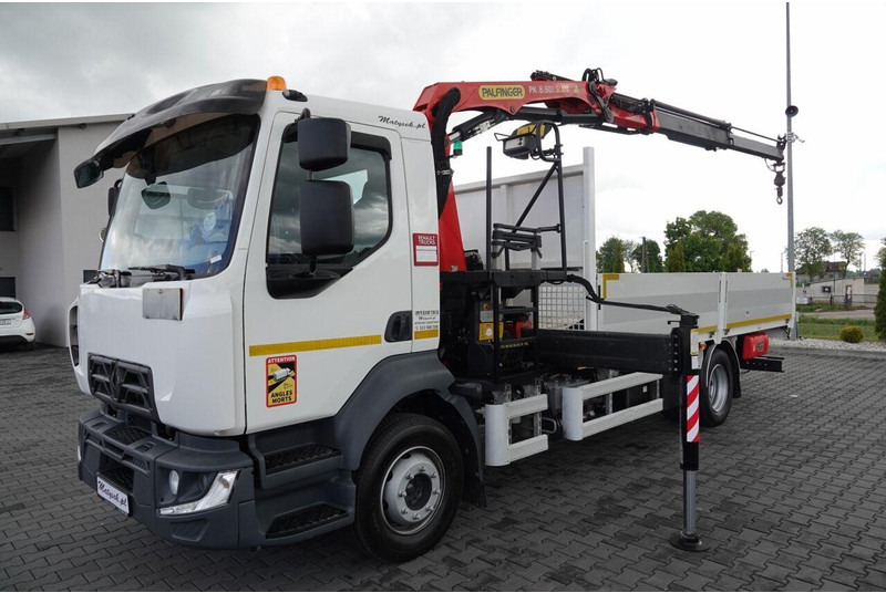 Renault D 210/ 4X2 / SKRZYNIOWY 5 M + HDS PALFINGER PK 8.501 SLD A / UD - Pritsche LKW, Autokran: das Bild 3 Renault D 210/ 4X2 / SKRZYNIOWY 5 M + HDS PALFINGER PK 8.501 SLD A / UD - Pritsche LKW, Autokran: das Bild 3
