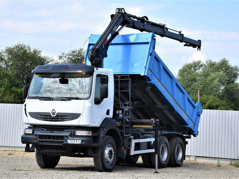 Renault KERAX 370 DXI - Kipper, Autokran: das Bild 2 Renault KERAX 370 DXI - Kipper, Autokran: das Bild 2