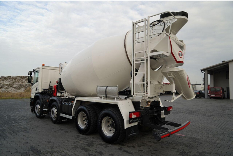 Scania P 410 / 8x4 / BETONOMIESZARKA / GRUSZKA / PUTZMEISTER / 9m3 / AU - Fahrmischer: das Bild 3 Scania P 410 / 8x4 / BETONOMIESZARKA / GRUSZKA / PUTZMEISTER / 9m3 / AU - Fahrmischer: das Bild 3