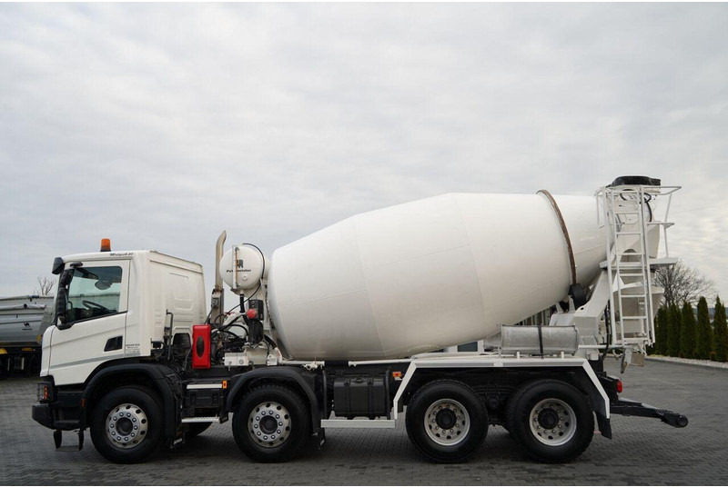Scania P 410 / 8x4 / BETONOMIESZARKA / GRUSZKA / PUTZMEISTER / 9m3 / AU - Fahrmischer: das Bild 2 Scania P 410 / 8x4 / BETONOMIESZARKA / GRUSZKA / PUTZMEISTER / 9m3 / AU - Fahrmischer: das Bild 2