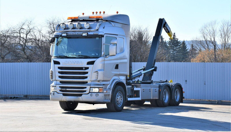 Scania R 480 Abrollkipper * 6x4 * Top Zustand ! - Abrollkipper: das Bild 2 Scania R 480 Abrollkipper * 6x4 * Top Zustand ! - Abrollkipper: das Bild 2