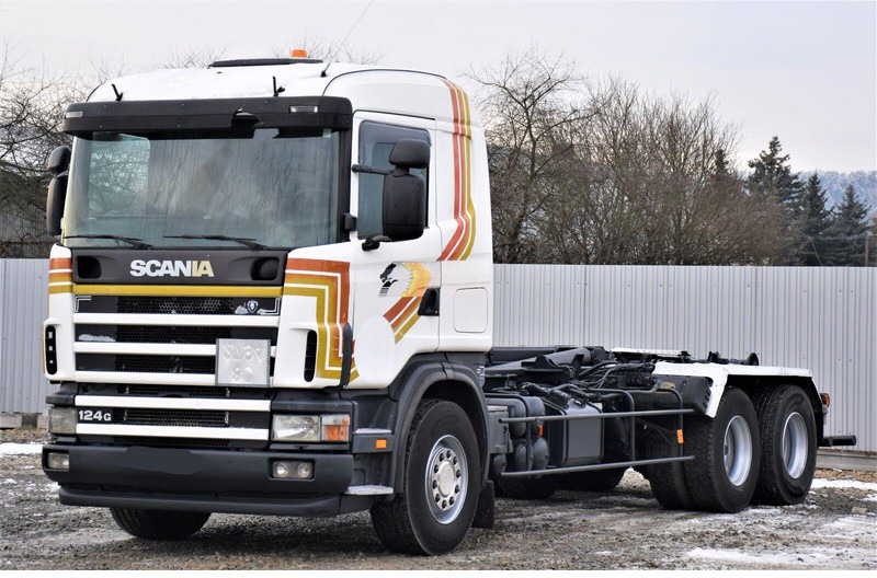 Scania R124 470 Abrollkipper * 6x2 * Motor Problem - Abrollkipper: das Bild 4 Scania R124 470 Abrollkipper * 6x2 * Motor Problem - Abrollkipper: das Bild 4