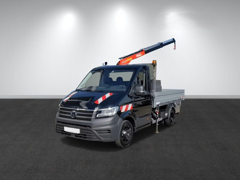 Volkswagen Crafter 50 - Flatbed truck + crane - Pritsche LKW, Autokran: das Bild 1 Volkswagen Crafter 50 - Flatbed truck + crane - Pritsche LKW, Autokran: das Bild 1