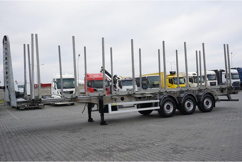 Zaslaw KŁONICOWA / DO DREWNA / WAGA 6 400 KG / OŚ PODNOSZONA - Holzanhänger: das Bild 3 Zaslaw KŁONICOWA / DO DREWNA / WAGA 6 400 KG / OŚ PODNOSZONA - Holzanhänger: das Bild 3