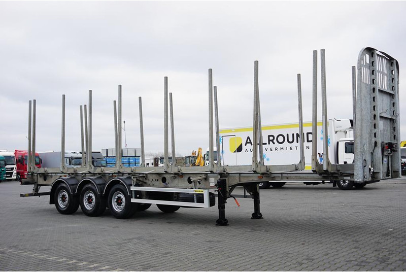 Zaslaw KŁONICOWA / DO DREWNA / WAGA 6 400 KG / OŚ PODNOSZONA - Holzanhänger: das Bild 4 Zaslaw KŁONICOWA / DO DREWNA / WAGA 6 400 KG / OŚ PODNOSZONA - Holzanhänger: das Bild 4