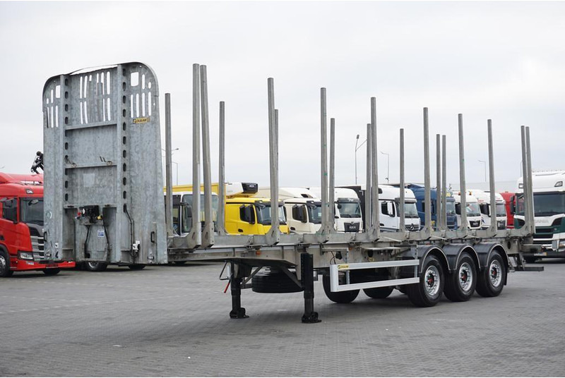 Zaslaw KŁONICOWA / DO DREWNA / WAGA 6 400 KG / OŚ PODNOSZONA - Holzanhänger: das Bild 2 Zaslaw KŁONICOWA / DO DREWNA / WAGA 6 400 KG / OŚ PODNOSZONA - Holzanhänger: das Bild 2