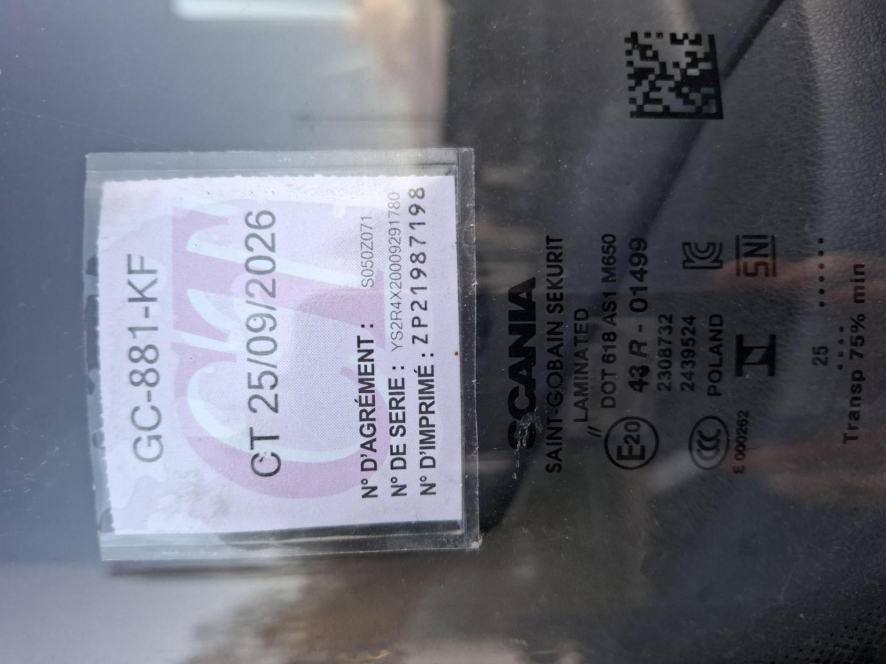 Sattelzugmaschine SCANIA SCANIA R500 CR20H: das Bild 7 Sattelzugmaschine SCANIA SCANIA R500 CR20H: das Bild 7