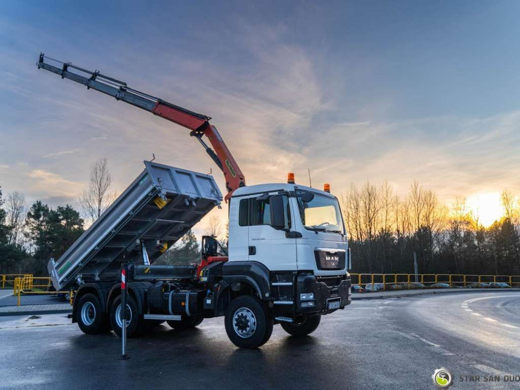 MAN TGS 26.360 6x6 PALFINGER PK 18001 EH Crane Kipe - Autokran: das Bild 4 MAN TGS 26.360 6x6 PALFINGER PK 18001 EH Crane Kipe - Autokran: das Bild 4