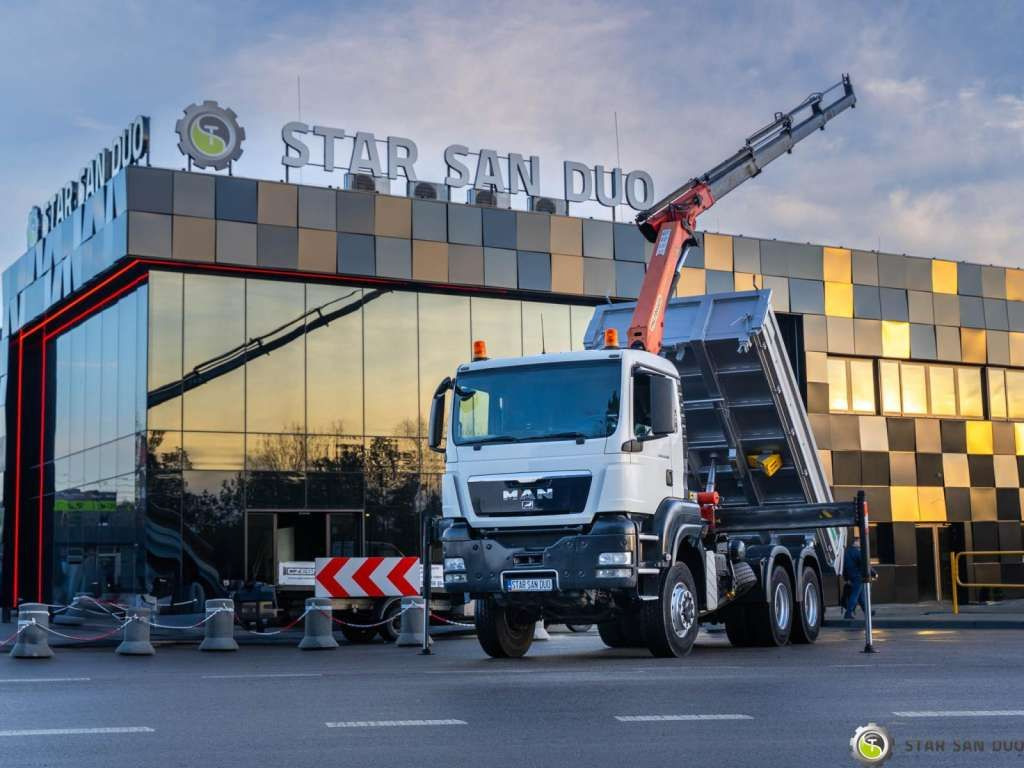 MAN TGS 26.360 6x6 PALFINGER PK 18001 EH Crane Kipe - Autokran: das Bild 1 MAN TGS 26.360 6x6 PALFINGER PK 18001 EH Crane Kipe - Autokran: das Bild 1