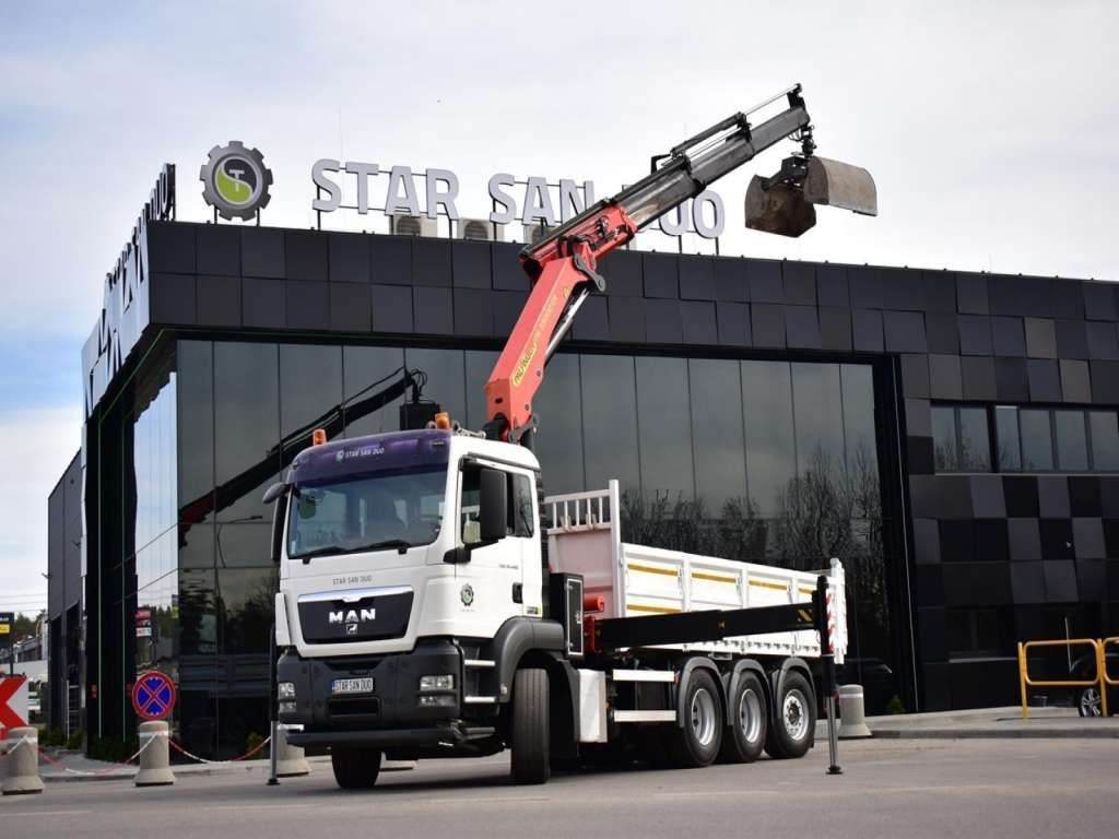 MAN TGS 35.400 8X4 PALFINGER PK 33002 CRANE KIPPER - Kipper: das Bild 5 MAN TGS 35.400 8X4 PALFINGER PK 33002 CRANE KIPPER - Kipper: das Bild 5