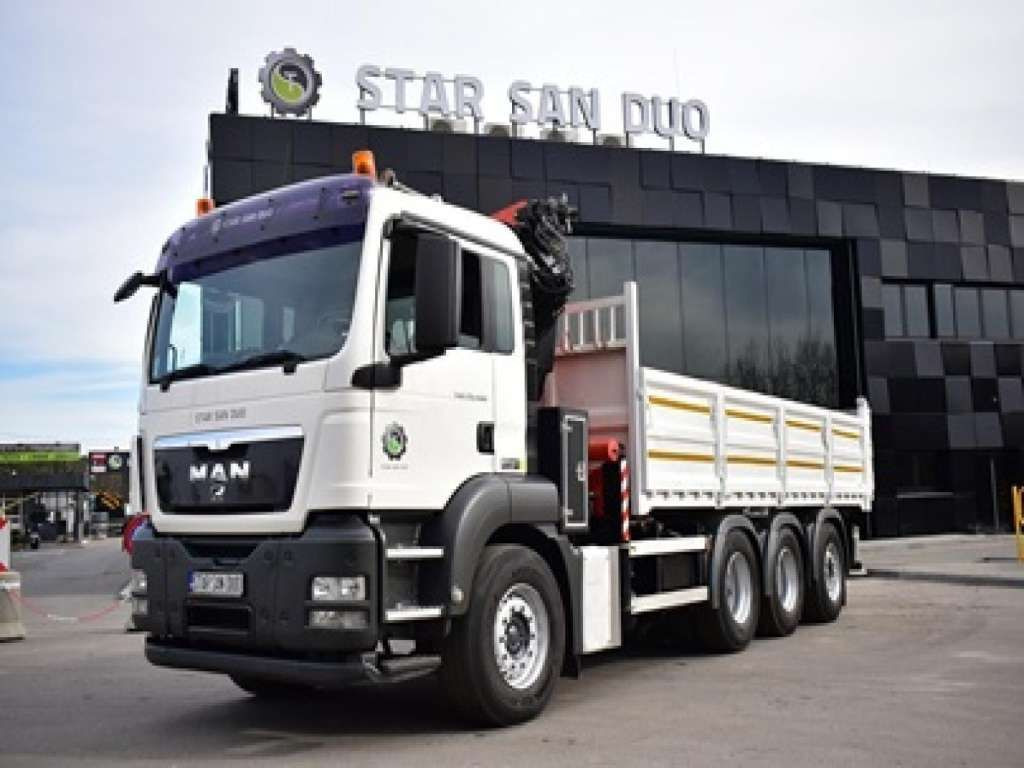 MAN TGS 35.400 8X4 PALFINGER PK 33002 CRANE KIPPER - Autokran, Kipper: das Bild 4 MAN TGS 35.400 8X4 PALFINGER PK 33002 CRANE KIPPER - Autokran, Kipper: das Bild 4