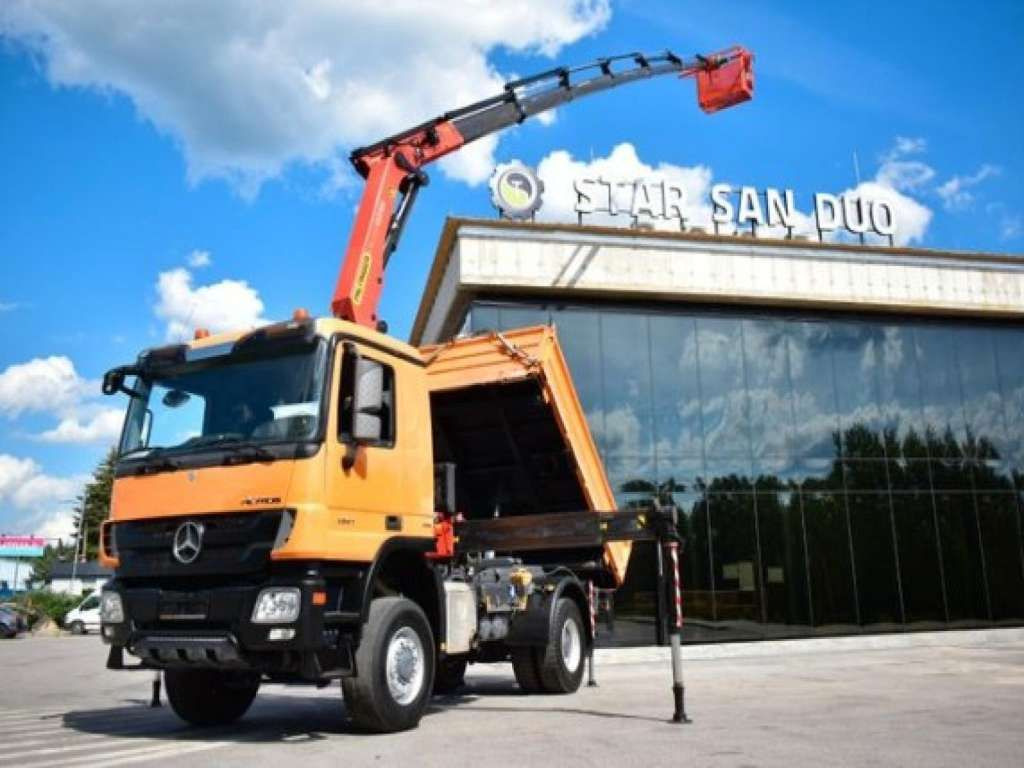 Mercedes-Benz ACTROS 1841 4x4 PALFINGER PK 22002 CRANE KIPER - Autokran: das Bild 5 Mercedes-Benz ACTROS 1841 4x4 PALFINGER PK 22002 CRANE KIPER - Autokran: das Bild 5