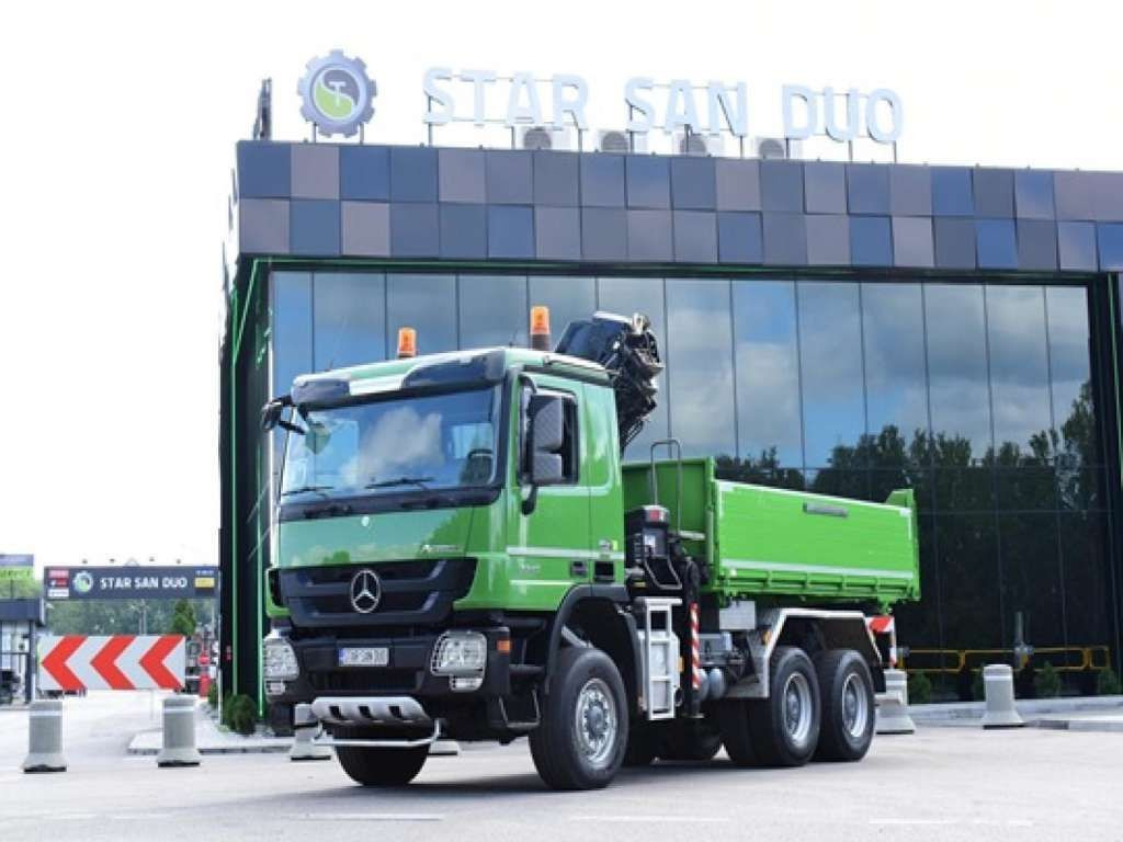 Mercedes-Benz ACTROS 3346 6x6 HIAB 244EP-4 Crane Kipper - Kipper: das Bild 3 Mercedes-Benz ACTROS 3346 6x6 HIAB 244EP-4 Crane Kipper - Kipper: das Bild 3