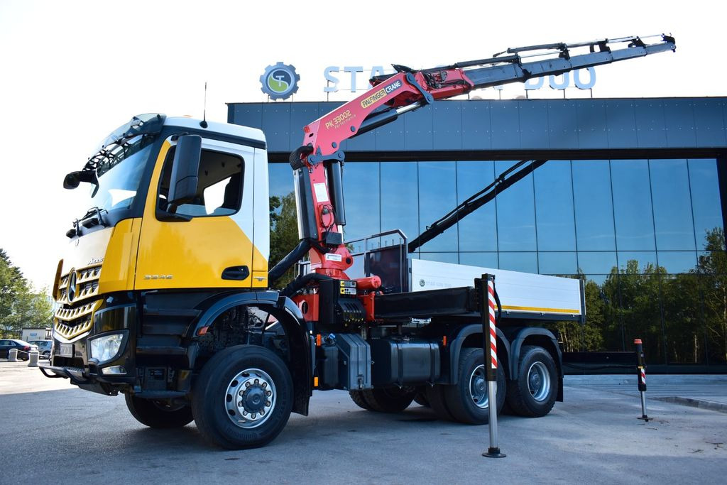 Mercedes-Benz AROCS 3345 6x6 PALFINGER PK 33002 EURO 6 KRAN - Autokran, Pritsche LKW: das Bild 2 Mercedes-Benz AROCS 3345 6x6 PALFINGER PK 33002 EURO 6 KRAN - Autokran, Pritsche LKW: das Bild 2