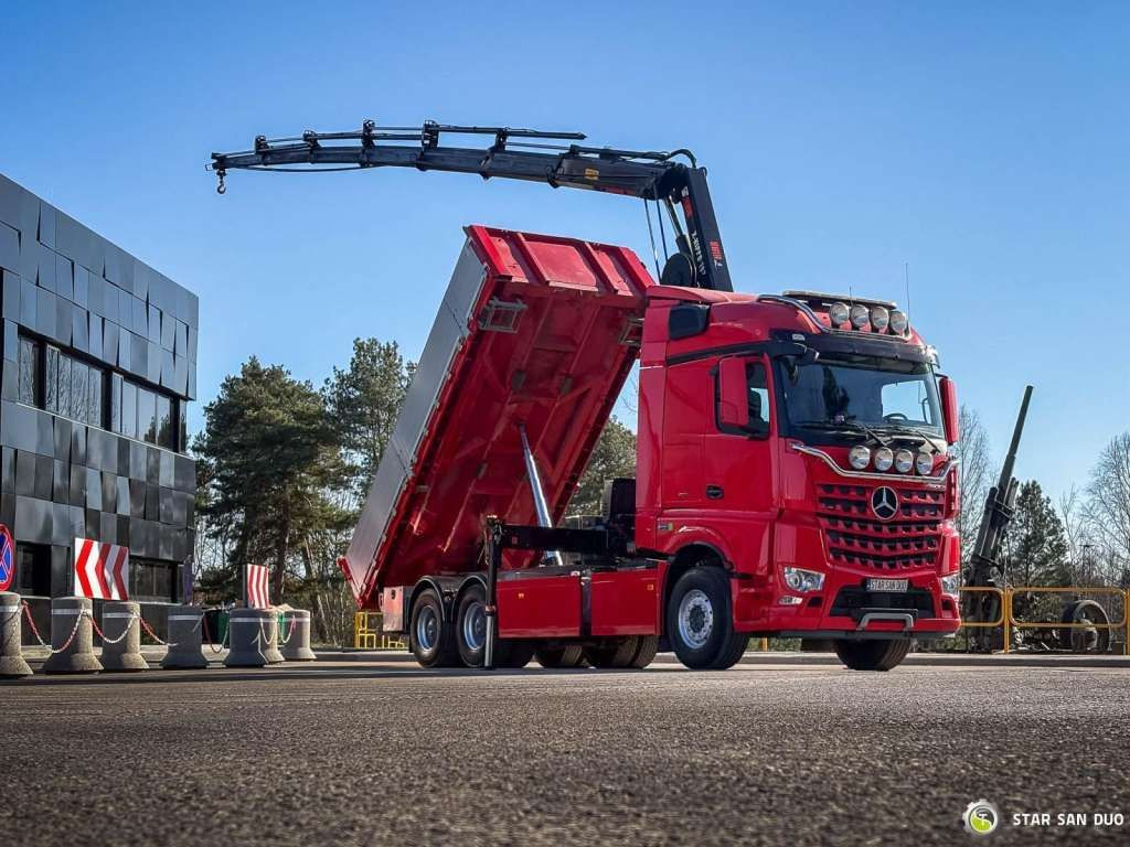 Mercedes-Benz AROCS 3358L 6x4 HIAB 192X-HIPRO E-6 Crane Kippe - Kipper: das Bild 3 Mercedes-Benz AROCS 3358L 6x4 HIAB 192X-HIPRO E-6 Crane Kippe - Kipper: das Bild 3