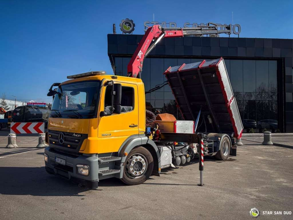 Mercedes-Benz AXOR 1824 4x2 HMF 975 HDS Crane Rotator Kipper - Autokran: das Bild 4 Mercedes-Benz AXOR 1824 4x2 HMF 975 HDS Crane Rotator Kipper - Autokran: das Bild 4