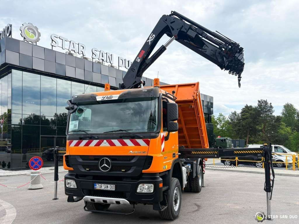 Mercedes-Benz Actros 1841 AK 4x4 Hiab 288E-7 Crane Kipper - Kipper: das Bild 4 Mercedes-Benz Actros 1841 AK 4x4 Hiab 288E-7 Crane Kipper - Kipper: das Bild 4