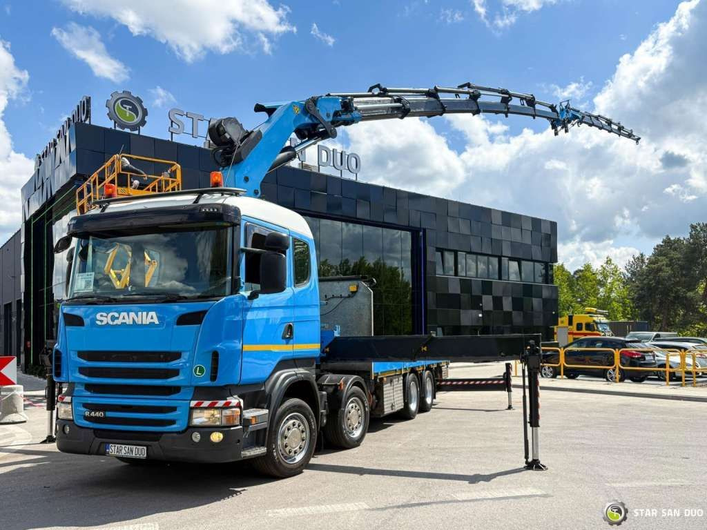 Scania R440 8x4 Palfinger PK50002 FLY JIB Crane Winch - Autokran: das Bild 1 Scania R440 8x4 Palfinger PK50002 FLY JIB Crane Winch - Autokran: das Bild 1