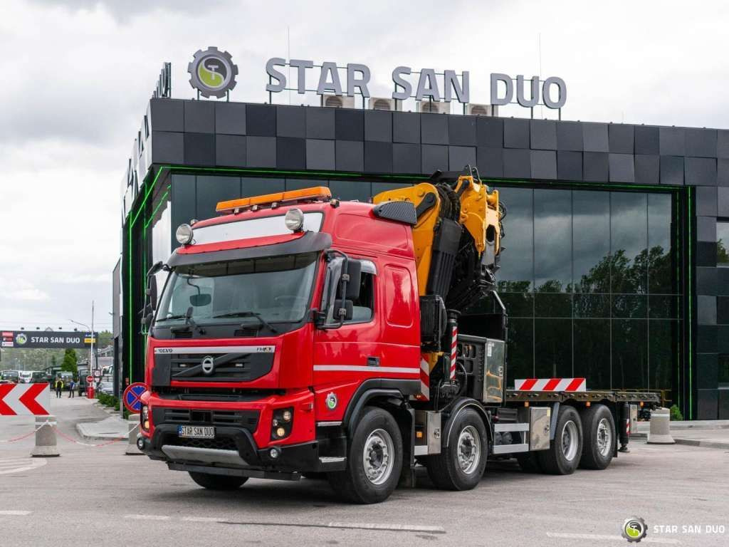 Volvo FMX 500 8x2 Effer 585 Fly Jib Winch Crane Kran - Autokran: das Bild 4 Volvo FMX 500 8x2 Effer 585 Fly Jib Winch Crane Kran - Autokran: das Bild 4