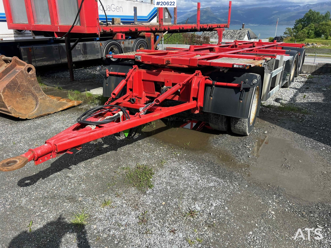 Ackermann Container 3 akslet - Container/ Wechselfahrgestell Anhänger: das Bild 1 Ackermann Container 3 akslet - Container/ Wechselfahrgestell Anhänger: das Bild 1