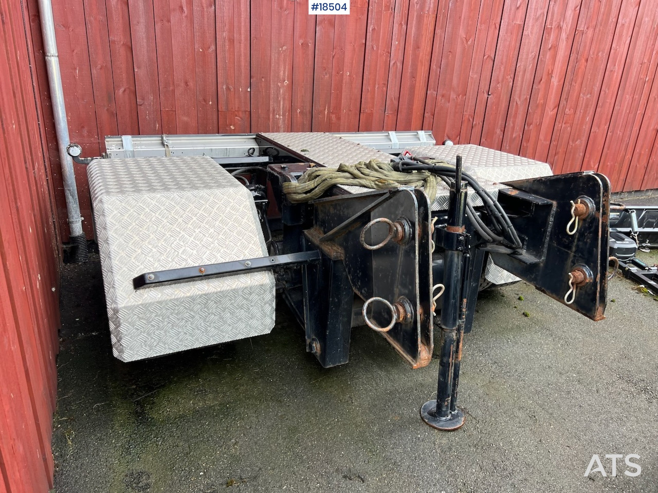 Slepaksel 12 t hydraulisk - Anhänger: das Bild 1 Slepaksel 12 t hydraulisk - Anhänger: das Bild 1