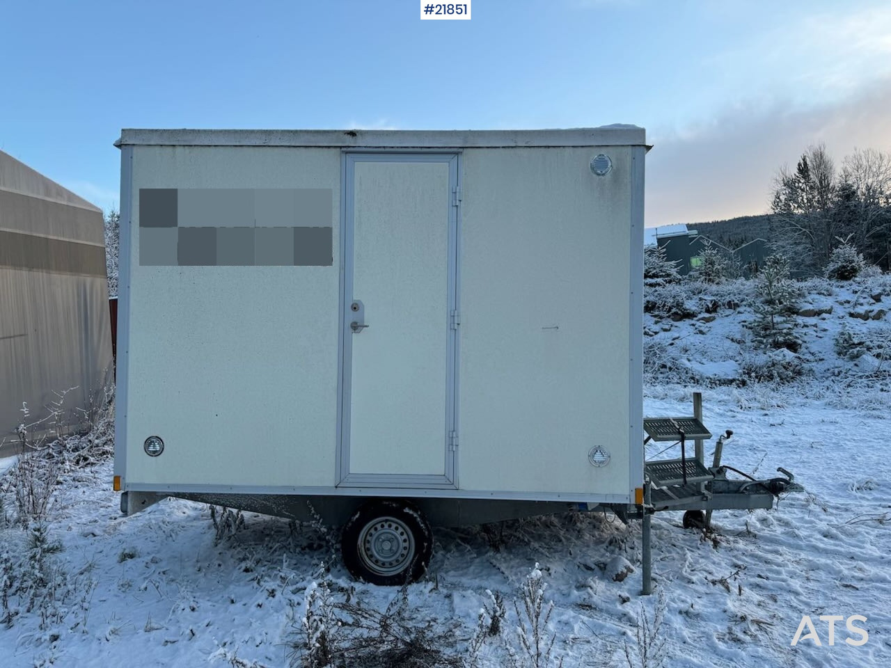 Arbeidsbrakke m/ forbrenningstoalett - Wohncontainer: das Bild 2 Arbeidsbrakke m/ forbrenningstoalett - Wohncontainer: das Bild 2