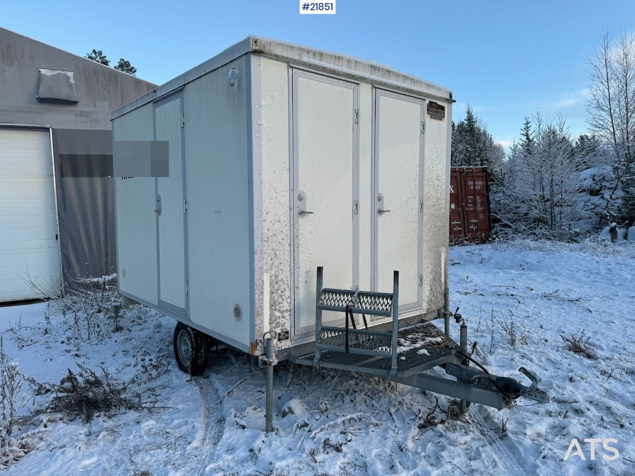 Arbeidsbrakke m/ forbrenningstoalett - Wohncontainer: das Bild 1 Arbeidsbrakke m/ forbrenningstoalett - Wohncontainer: das Bild 1