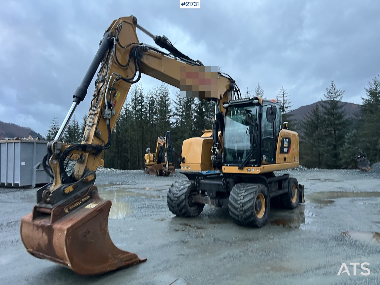 CAT M318F Hjulmaskin m/ oilquick og tannskuffe - Mobilbagger: das Bild 3 CAT M318F Hjulmaskin m/ oilquick og tannskuffe - Mobilbagger: das Bild 3